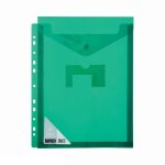 Vertical Fileable Carry Folder Green