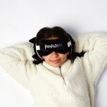 Shaped Travel Pillow And Eye Mask