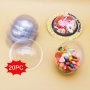 Alinacutle Diy Plastic Candy Dome Set 20PC Transparent Half Ball Stencils For Candy Gift Box Crafting - Clear Plastic Templates