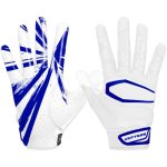 Cutters Rev Pro 3.0 Receiver Gloves White royal Burst Large