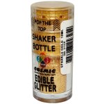 Cosmic Sparkle Gold Pop Top Shaker Bottle Edible Glitter 10ML