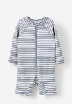Cotton On Cameron Long Sleeve Swimsuit - Steel vanilla Stripe