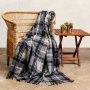 Top Check - Baxter Old Royal/silver - 150 X 160 Cm