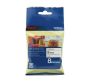 Brother M-K221 Non-laminated M-tape 9MM Black On White 8M