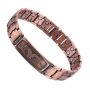 Pure Copper Magnetic Bracelet For Men Double Row Magnets Adjustable