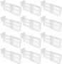 12PCS Refrigerator Side Door Divider Clips Adjustable Telescopic Partition