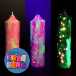 Glow In The Dark Candle Making Kit 1 Pack - High Luminance Phosphorescent Pigment Powder For Diy Wax Molds Non-toxic Luminous Fi