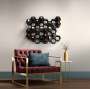 The Hive Wine Display - L 770 X H 590 Mm / Saddlewood