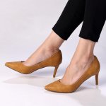 Madison Penny Courts Heels - Light Tan - 8