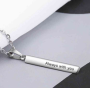 CNE103295 - Personalized Triangle Bar Necklace Stainless Steel