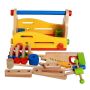 Kid's Wooden Tool Box And Accessory Play Set