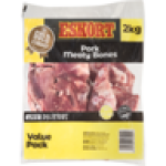 Eskort Frozen Pork Meaty Bones 2KG