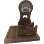 Wooden Gaming Headphone Stand Desktop Headphone Item Storage Rack