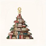 Vintage Book Lover's Acrylic Christmas Tree Ornament - Stackable Perfect For Decoration & Gifts Ideal For Backpacks Keychains Ca