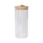 Wave Glass Storage Jar - 800ML