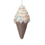 Foam Ice Cream Cone 8X7X7X15CM - Pink