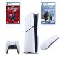 Sony Playstation 5 Slim + Media Remote + God Of War + Marvel's Spiderman 2