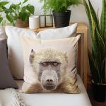 Baboon Portrait Luxury Scatter By Fanie Heymans