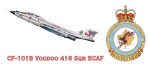 CF-101B Voodoo 416 Sqn Rcaf Mug