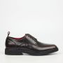Ilario 4 Men Faux Wax Shoes - Chocolate