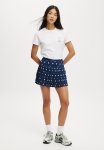 Cotton On Shaped Pleated Skirt - Lcn Miffy Heritage Blue