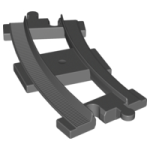 DUPLO Parts Preloved Train Track Curved Short 6378