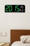 Digital Wall Temperature Week And Dates Display LED Alarm Clock