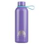 Stainless Steel Water Bottle With Sticker Sheet - Wonderfully Made Purple