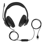 Targus Wired Stereo Headset Dual High Sensitivity Speakers Omni-directional MIC