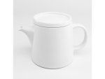Flat Stackable Teapot 1.2L White