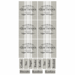 MINI Tear Resistant Deco Print Kitchen + -10CM