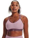 Women's Ua Infinity Low Sports Bra - Mauve Pink Sm