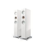 Reference 3 Meta Floorstanding Speakers – High-gloss White champagne