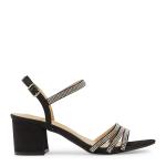 Black Diamante Sandal