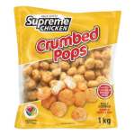 Supreme Chicken Crumbed Pops 1KG