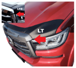 GWM P300 Lt & Ltd Bonnet Guard 3 Piece Stick On