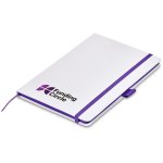 Tundra A5 Hard Cover Notebook - Purple - Purple