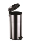 Stainless Steel 20L Round Pedal Wastebin
