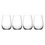 Consol Bordeaux Stemless Set Of 4 Wine Glasses - Clear / 480ML