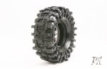 Sweep Racing – Trilug Rock Crawler 1.9" Tires Gold Compound W inserts 2PCS