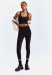 Drymove Pocket-detail Sports Leggings - Black