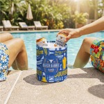 Pre-printed Sample Coldford Polyester Collapsible Ice Bucket