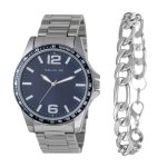 Silver Watch 2 Piece Box Set- HBSM4061