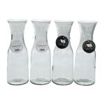 Glass Juice Bottle 1L - 4 Piece