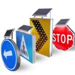 Solar Road Safety Signal Board