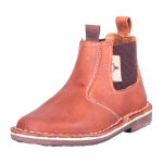 WBK959 Tan Buffalo Kids Chelsee Pull Up Leather Boot - 1