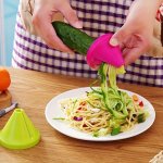 1PC Vegetable Spiral Potato Spiralizer Rotating Vegetable Cutter Slicer Fruit Grater Vegetable Slicer Reusable Potato Peeler Car