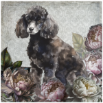 FSC2387 Printed Panel Poodle