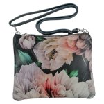 Moss Leather Shoulder Bag Large Cream Peony