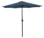 Umbrella W/crank W/tilt 3 M Alum. Blue